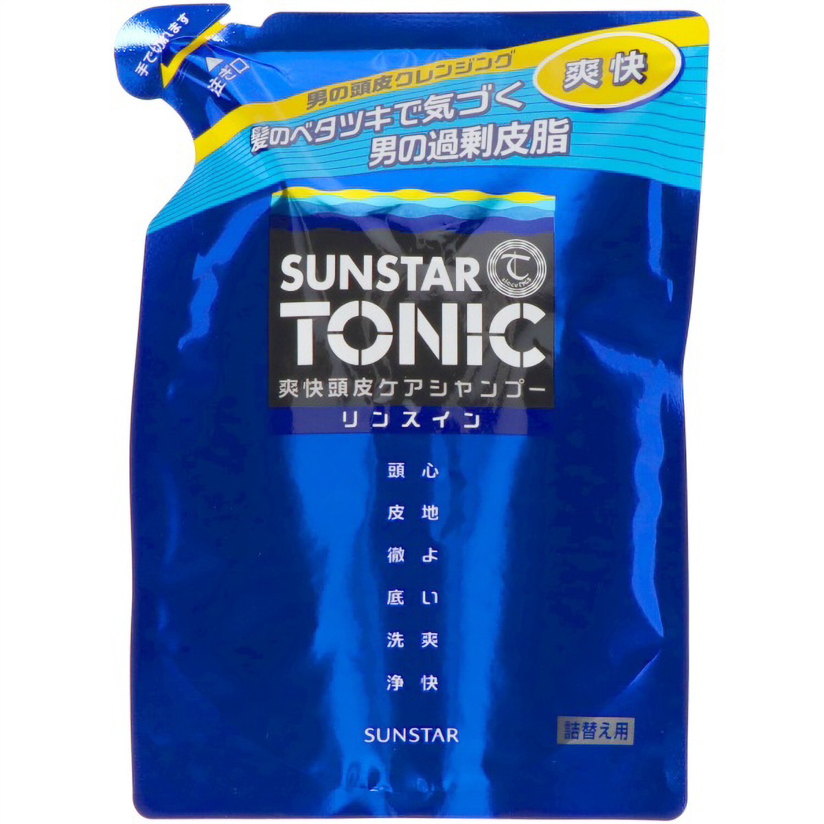トニック爽快頭皮ケアシャンプー　リンスイン　つめかえ用　３４０ＭＬ