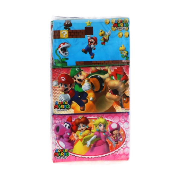 スーパーマリオ　ポケットティッシュ　６個