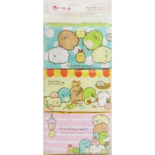 すみっコぐらし　ポケットティッシュ　６個