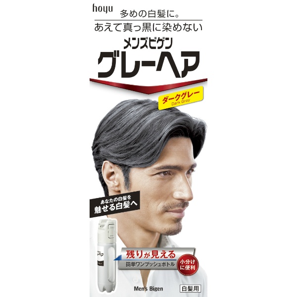 メンズビゲン　グレーヘア　ダークグレー　８０Ｇ