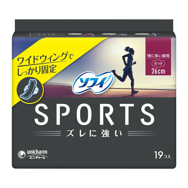 ソフィ　ＳＰＯＲＴＳ　２６０羽つき１９枚