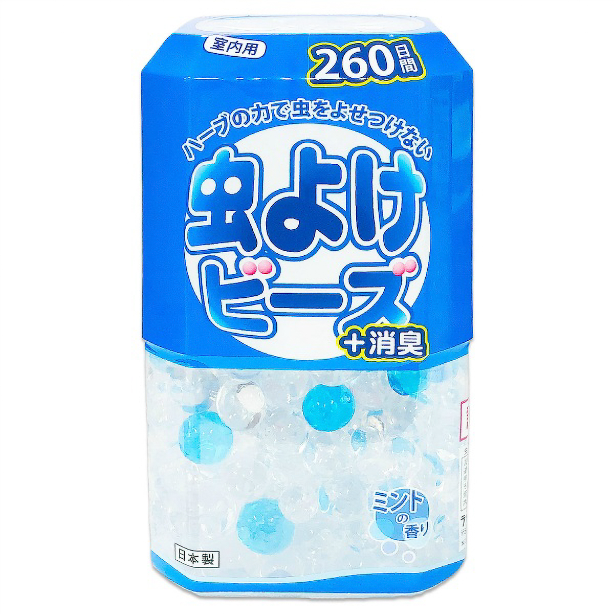 虫よけビーズ　ミントの香り　２６０日用　３８０Ｇ