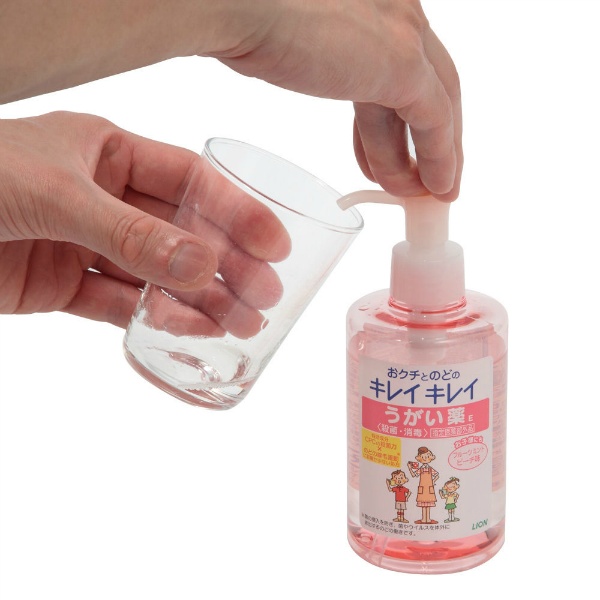 キレイキレイ うがい薬 フルーツミント ピーチ味 200ML