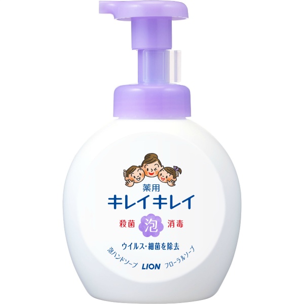 キレイキレイ　薬用泡ハンドソープ　本体大サイズ　フローラルソープの香り　５００ＭＬ