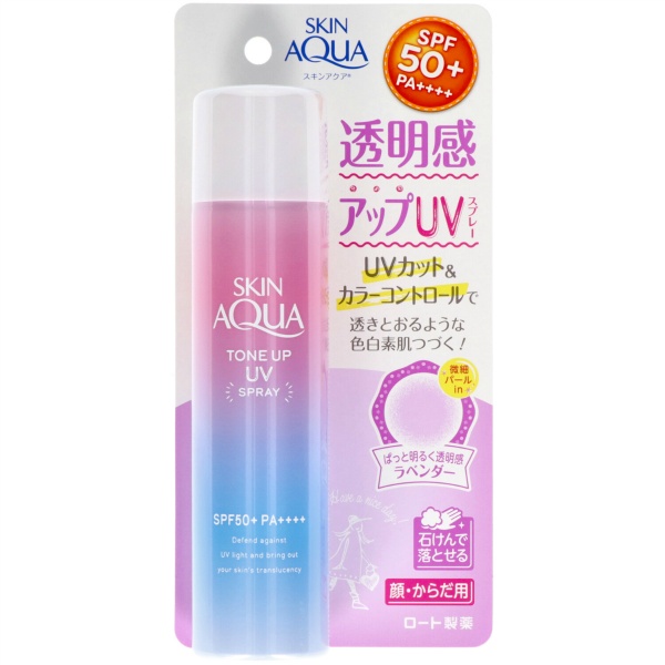 スキンアクア　トーンアップ　ＵＶスプレー　７０Ｇ