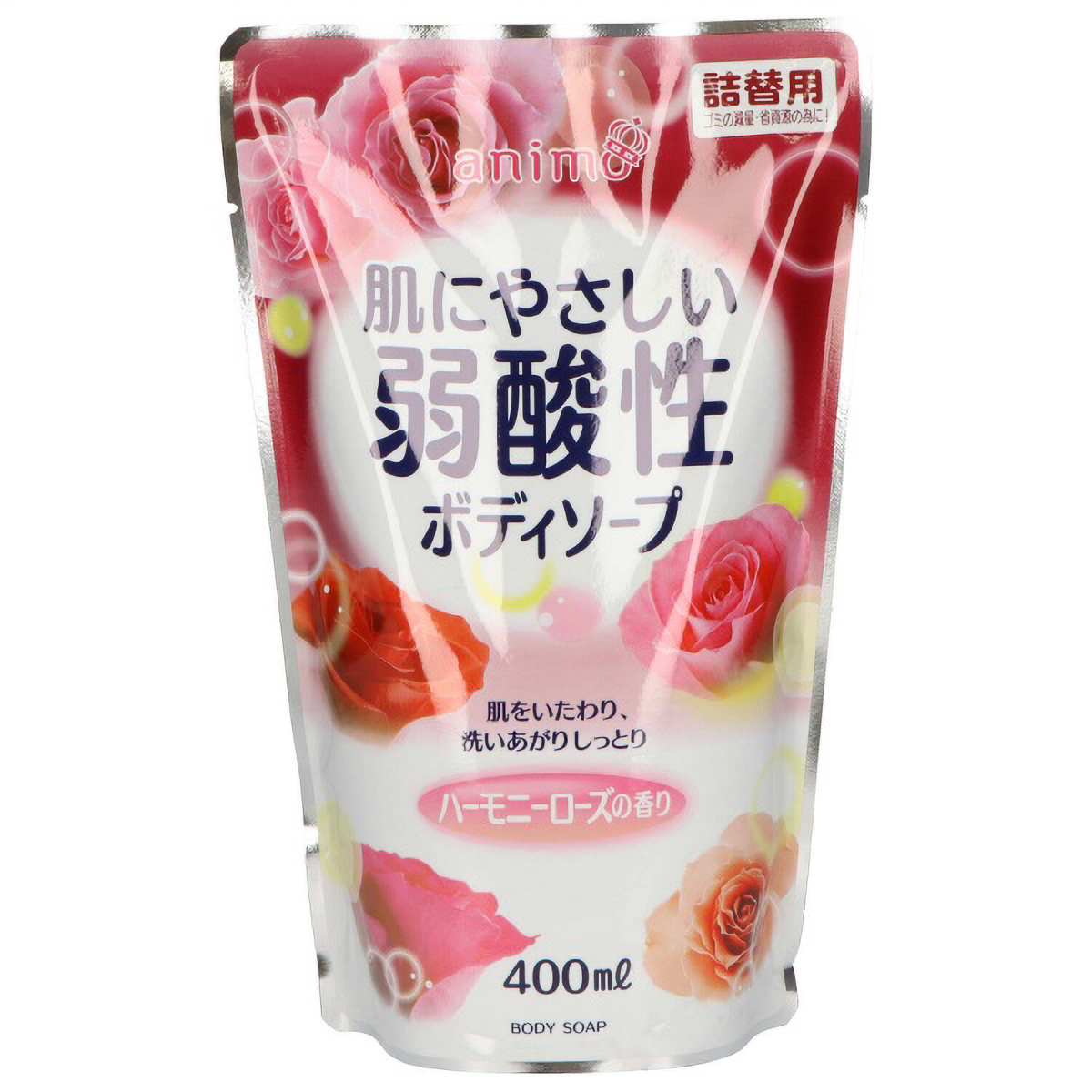 弱酸性ボディソープハーモニーローズつめかえ用　４００ＭＬ