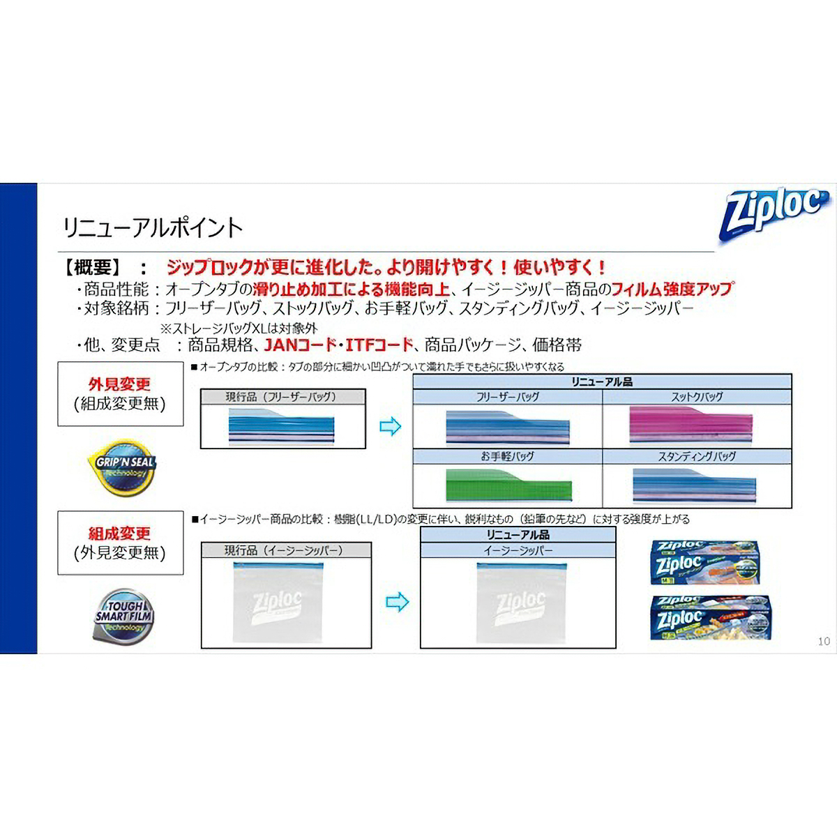 ジップロック　お手軽バッグＳ　１００枚入