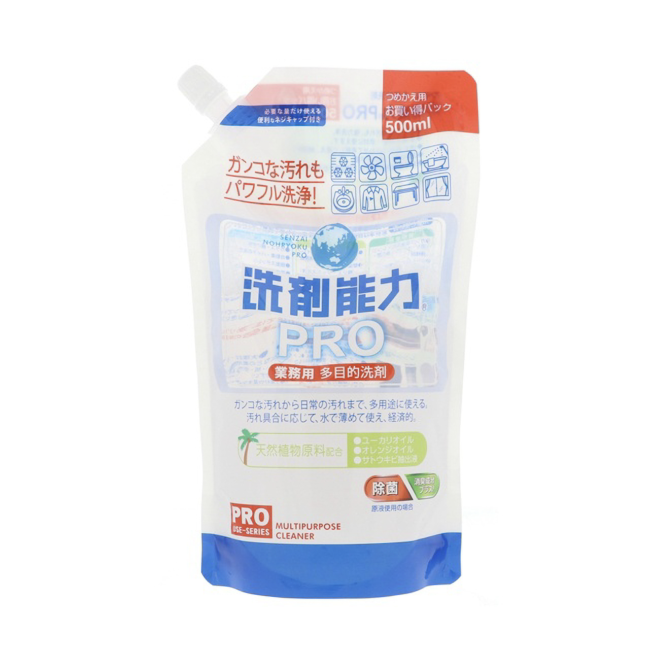 洗剤能力　ＰＲＯつめかえ用　５００ＭＬ