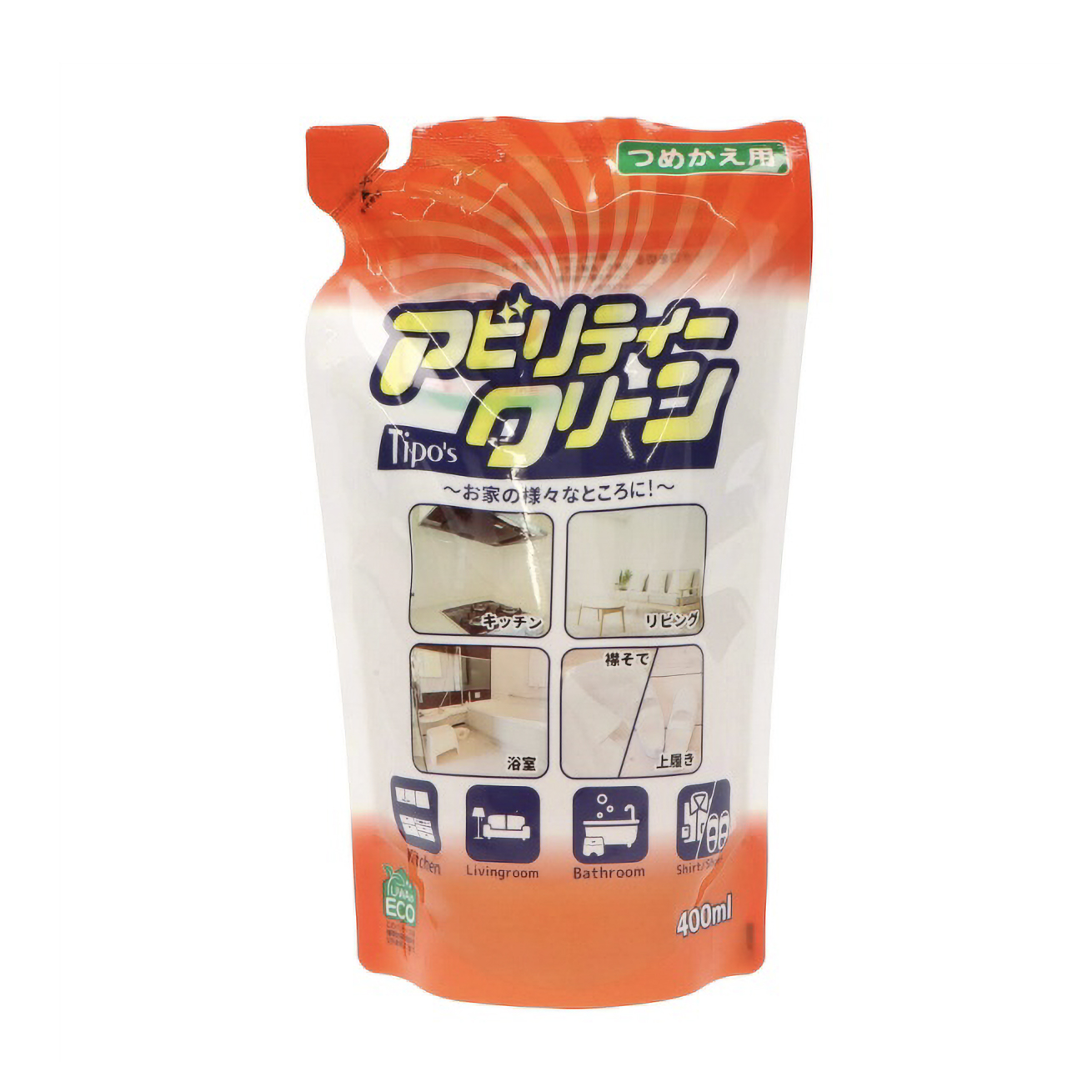 ティポス　アビリティークリーン　つめかえ用　４００ＭＬ