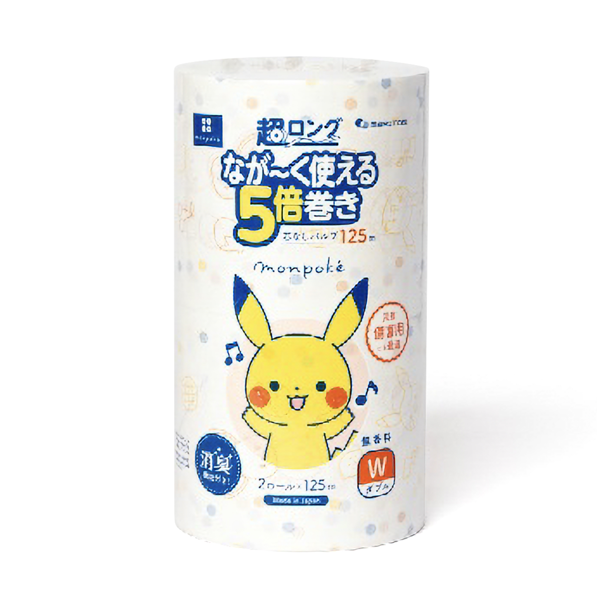 モンポケ超ロングパルプ５倍巻２ロールダブル