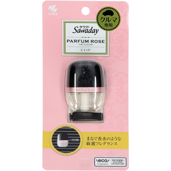サワデー　クルマ専用クリップ　パルファムロゼ　６ＭＬ
