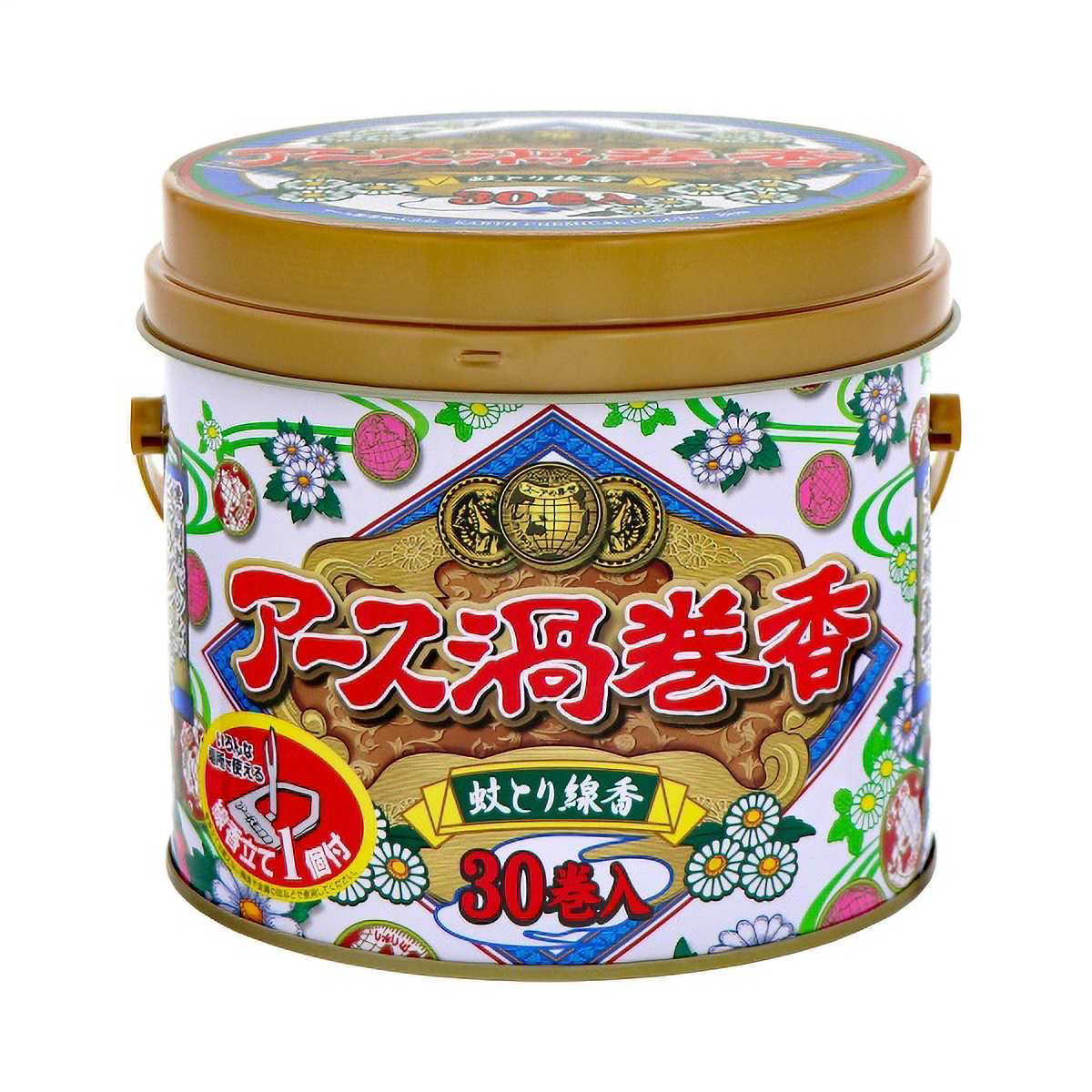 アース渦巻香　３０巻缶入　
