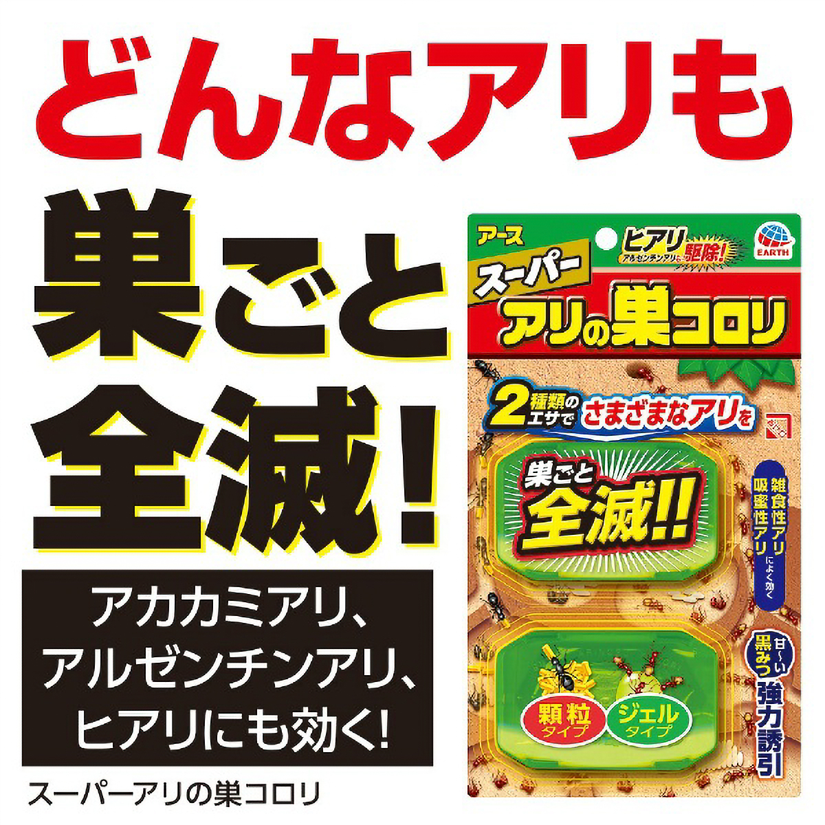 スーパー　アリの巣コロリ　２個