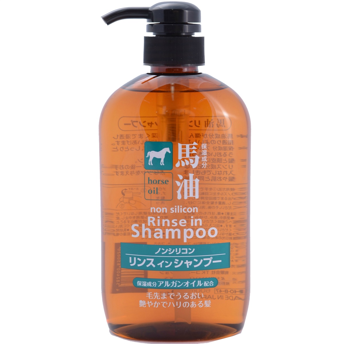 馬油リンスインシャンプー　６００ＭＬ