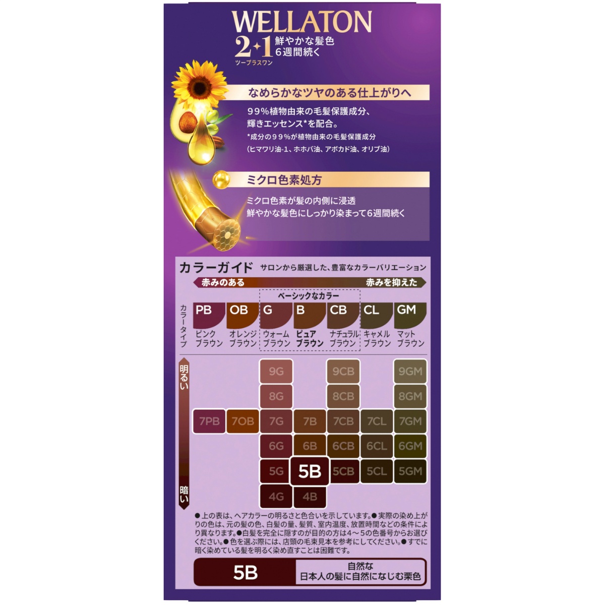 ウエラトーンツープラスワン　クリームタイプ　５Ｂ １２０Ｇ