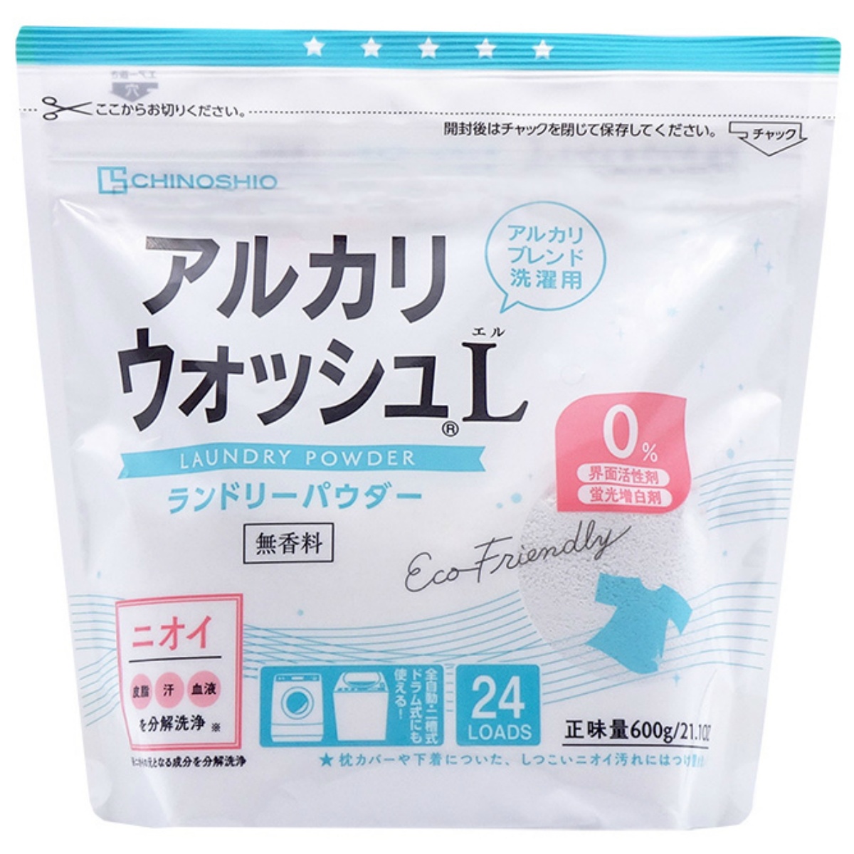 アルカリウォッシュＬ　ランドリーパウダー　無香料 ６００Ｇ