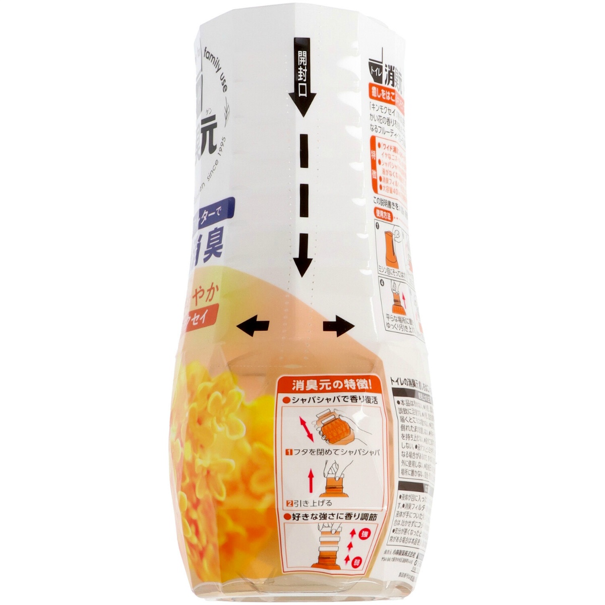 トイレの消臭元　癒やしをはこぶキンモクセイ　４００ＭＬ