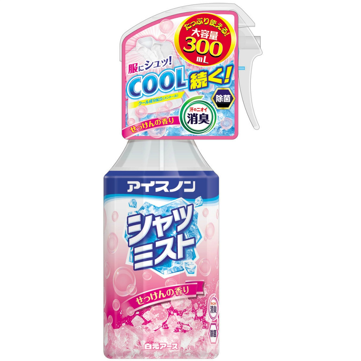 アイスノン　シャツミスト　せっけんの香り　大容量 ３００ＭＬ