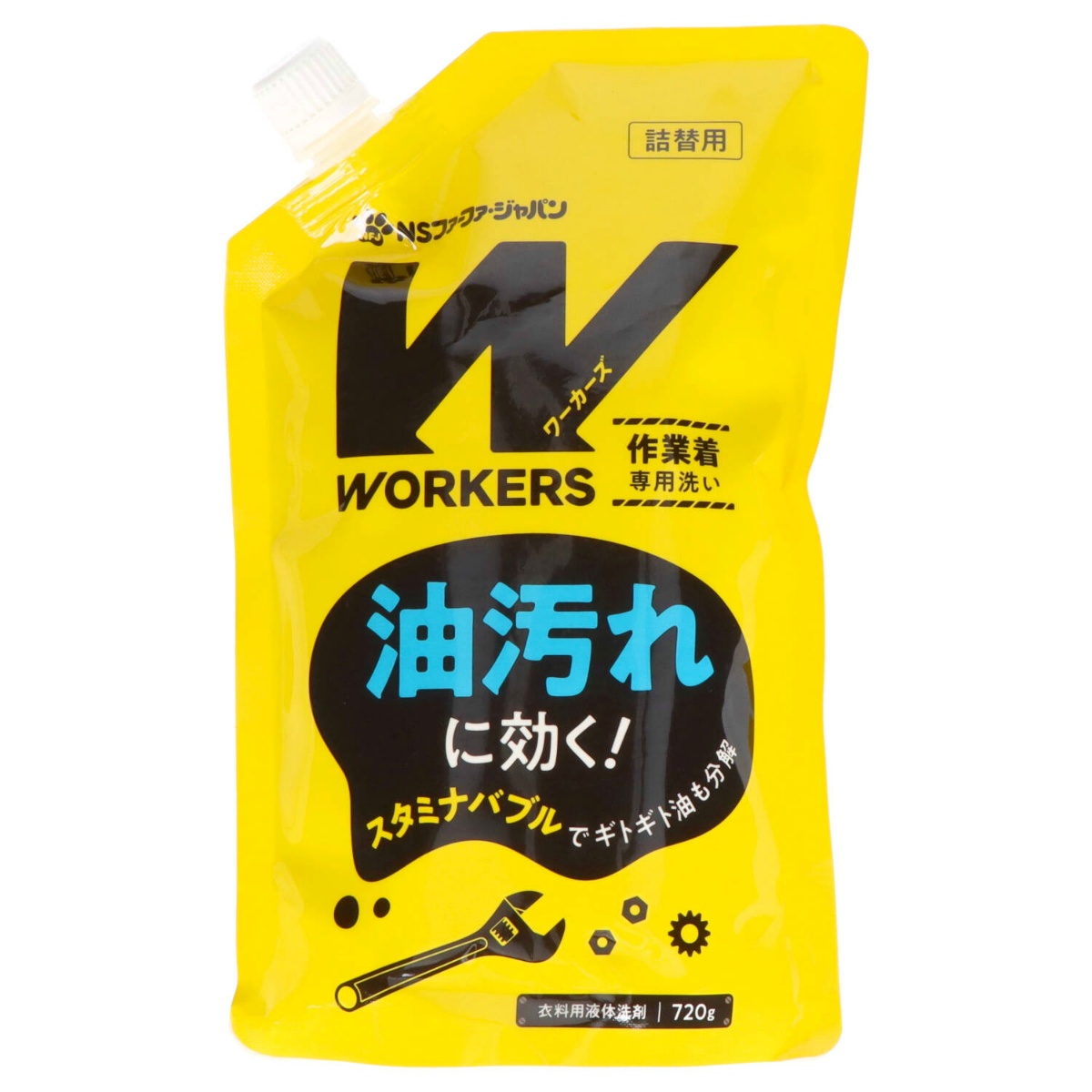 ＷＯＲＫＥＲＳ　作業着液体洗剤７２０ｇ