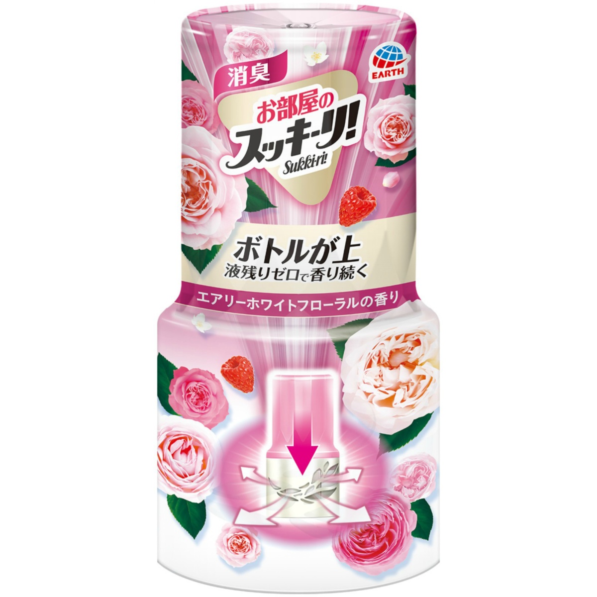 お部屋のスッキーリ！Ｓｕｋｋｉ－ｒｉ！　エアリーホワイトフローラルの香り　４００ｍＬ