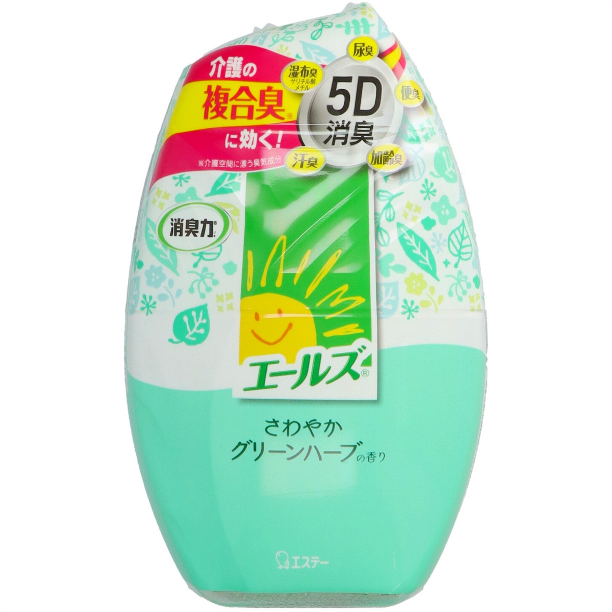 エールズ　介護家庭用消臭力　グリーンハーブ　４００ｍＬ