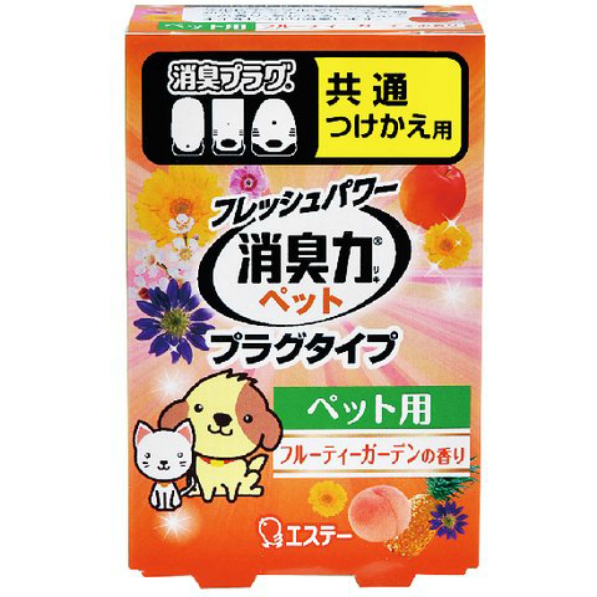 消臭力　プラグタイプ　つけかえ　ペット用フルーティーガーデンの香り　２０ｍＬ