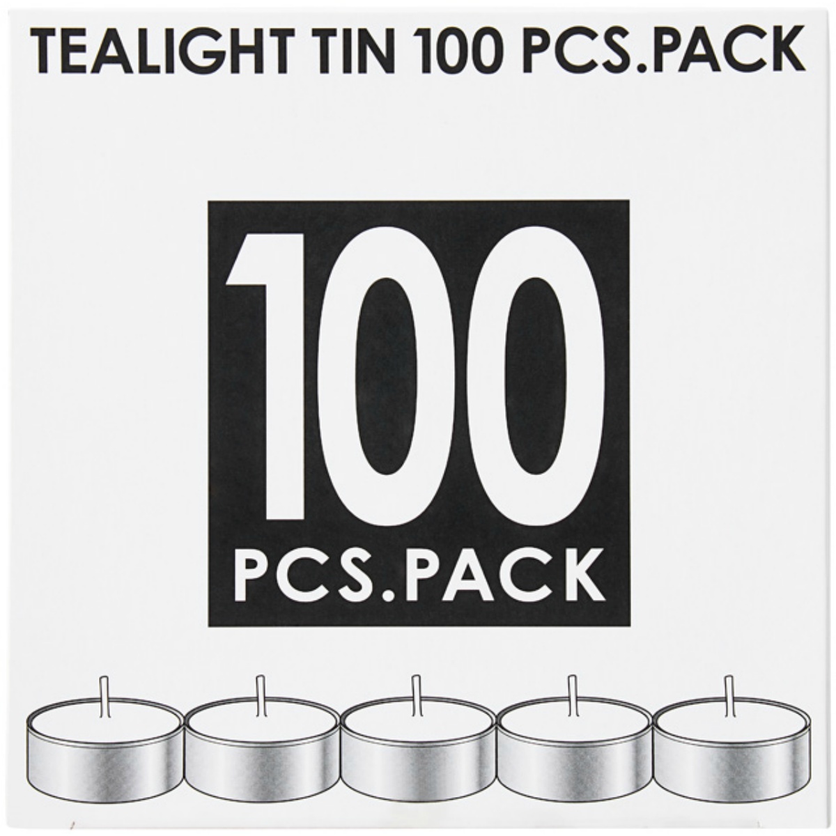 ティーライトティン１００個入
