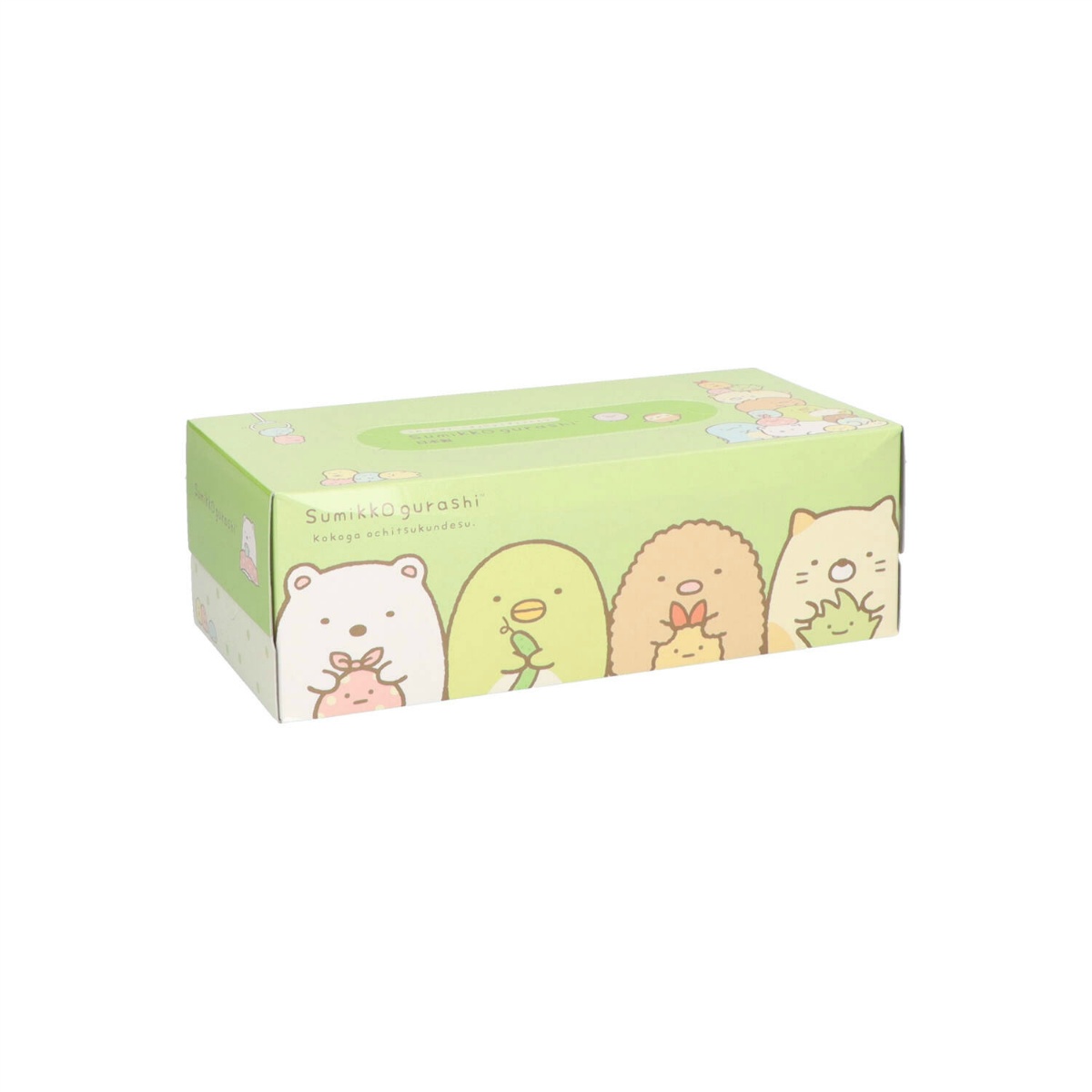 すみっコぐらし　ふわっとグリーン　ティッシュ　１５０組