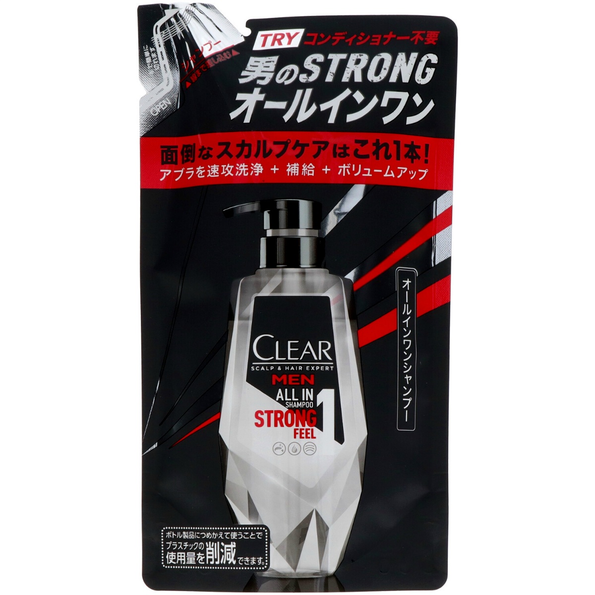 クリアフォーメン　オールインワンシャンプー　詰替え用　２８０ｇ