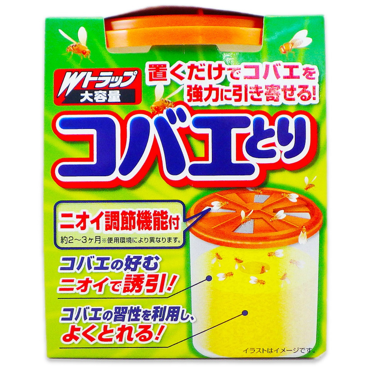Ｗトラップコバエとり長時間用　１個