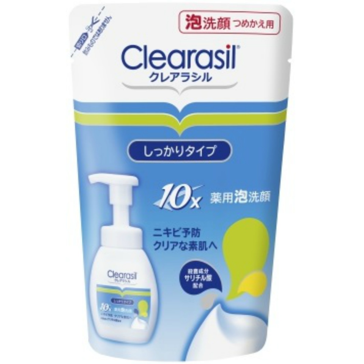 クレアラシル薬用泡洗顔フォーム１０Ｘ替え１８０ｍＬ