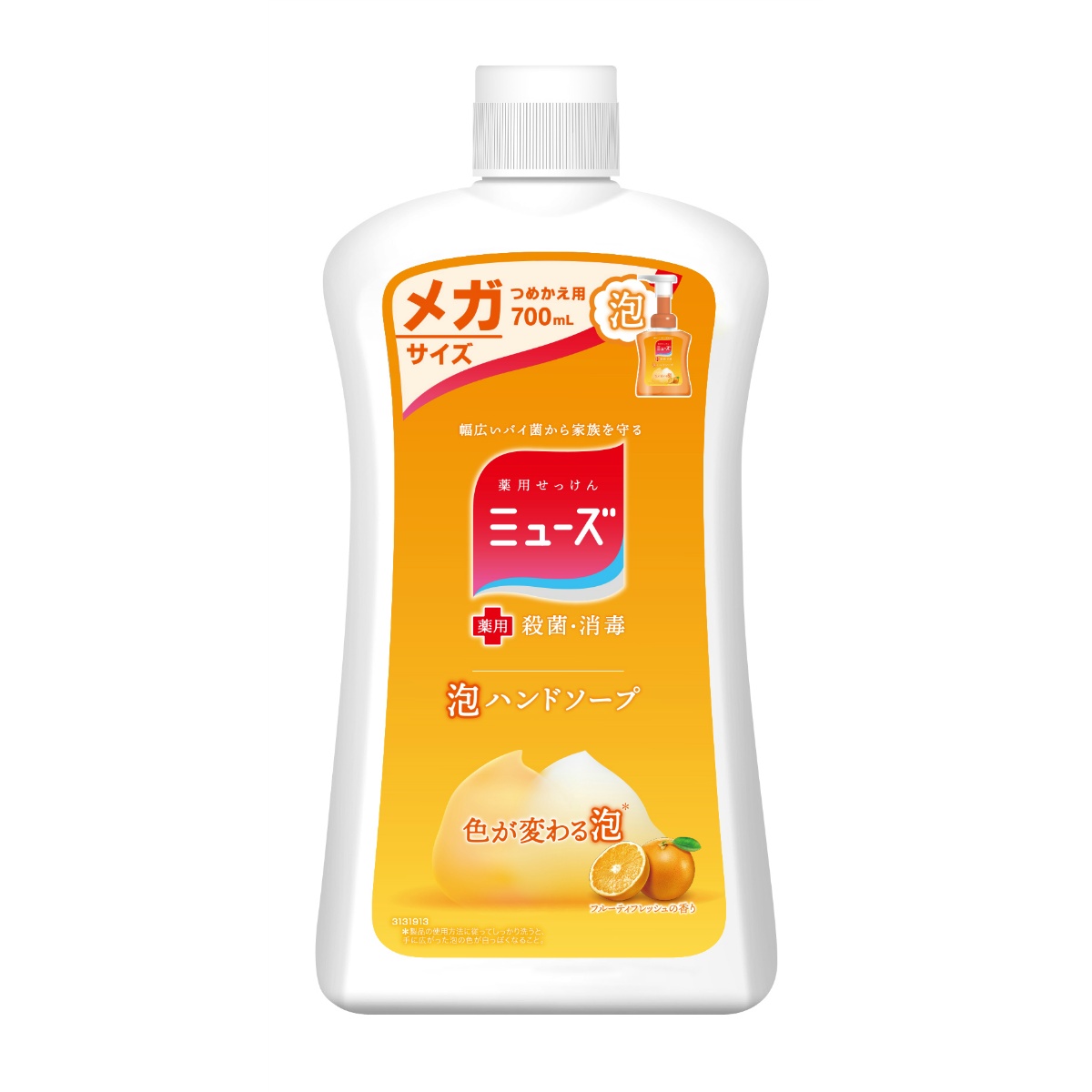 泡ミューズ　フルーティフレッシュ　メガサイズ　詰替　７００ｍＬ