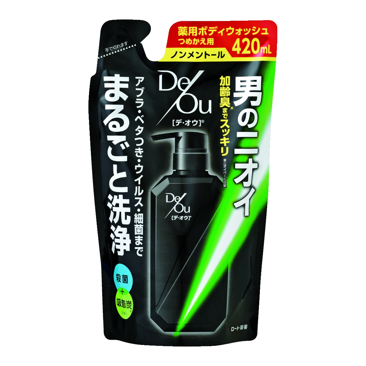 デ・オウ　薬用クレンジングウォッシュ　ノンメントール　詰替用　４２０ｍＬ