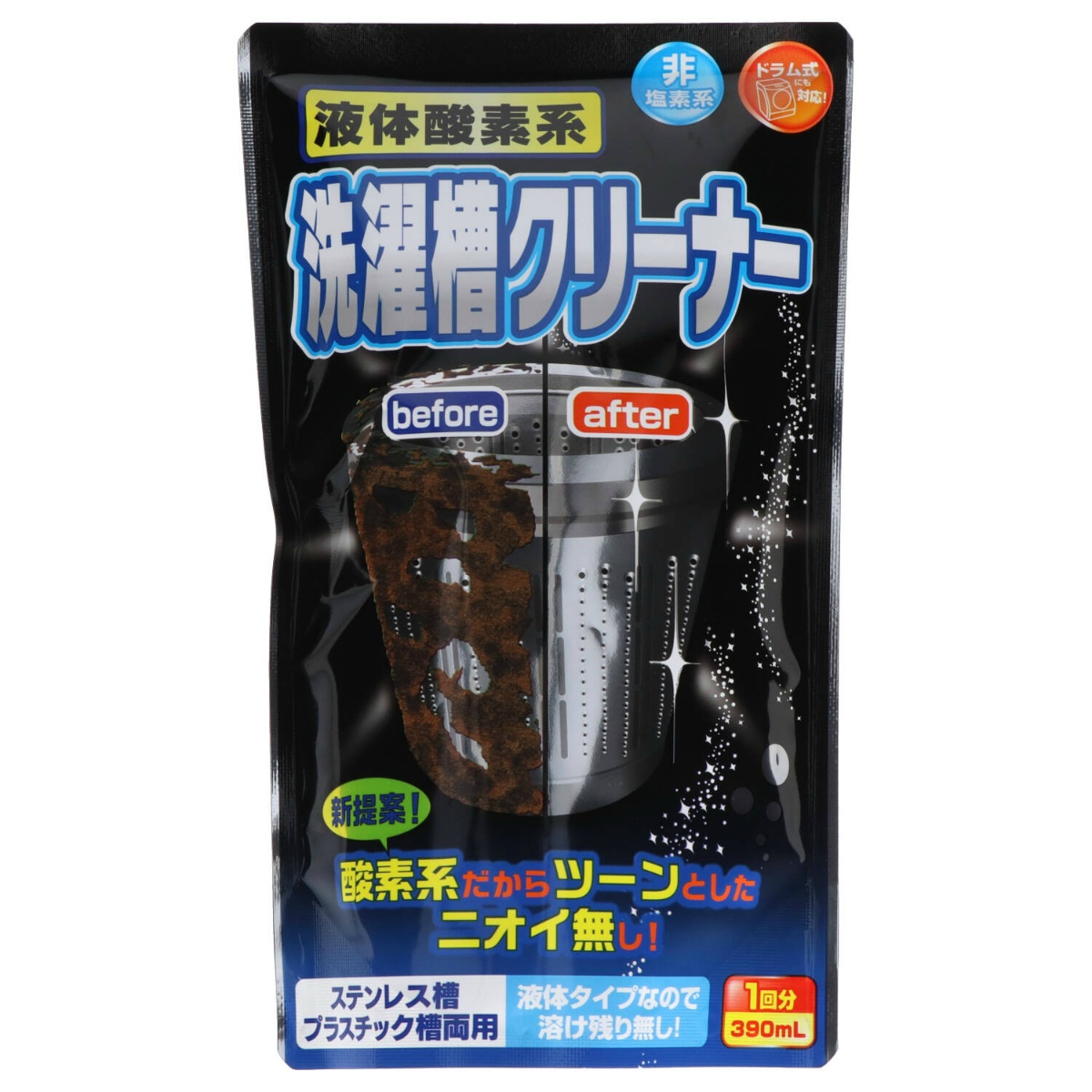 液体酸素系洗濯槽クリーナー　３９０ｍＬ