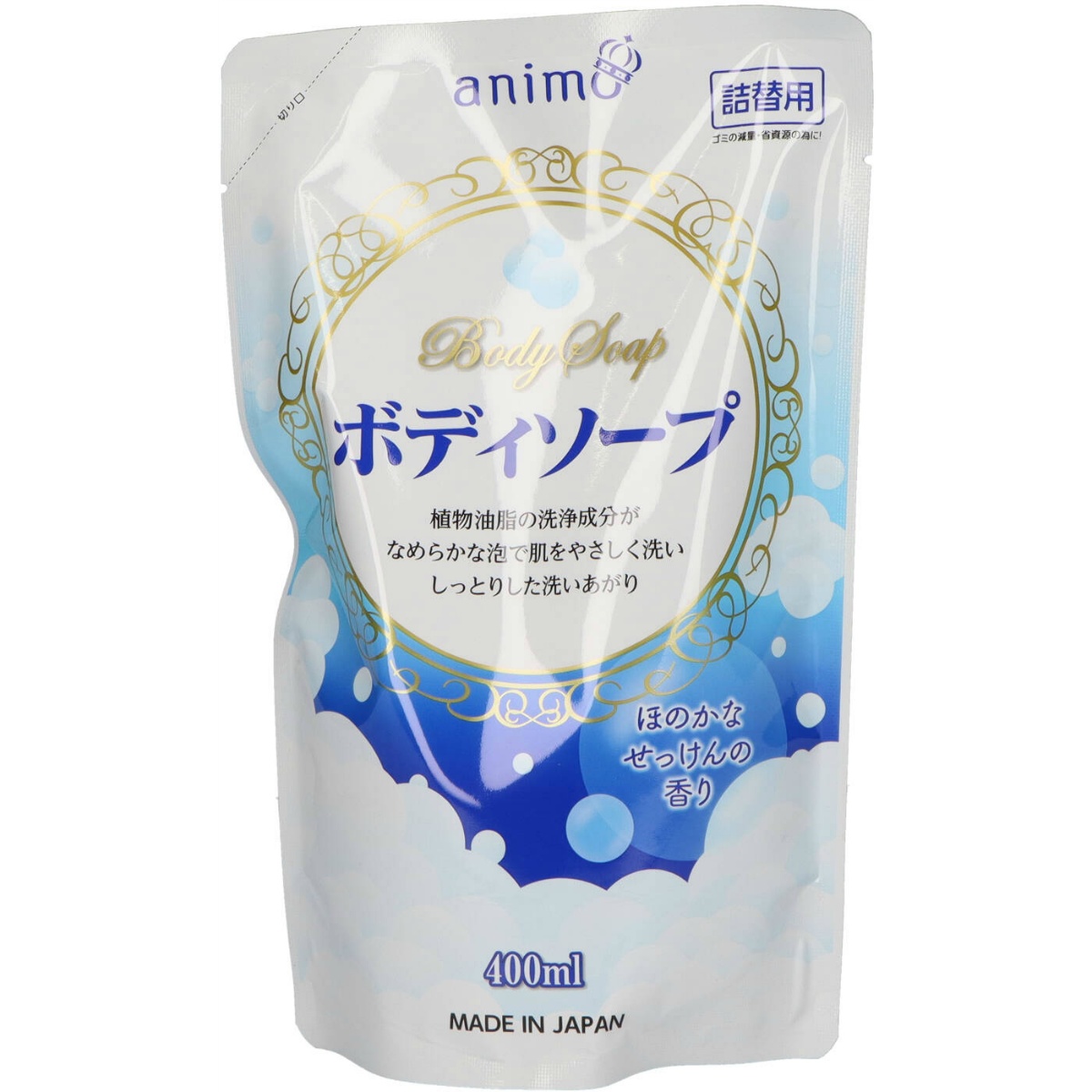 詰替用ボディソープせっけんの香り　４００ｍＬ