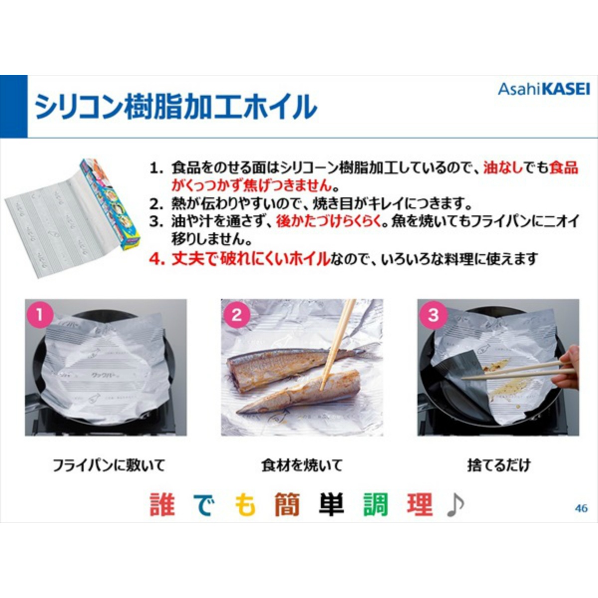クックパー　フライパン用ホイル３０ｃｍｘ２０ｍ