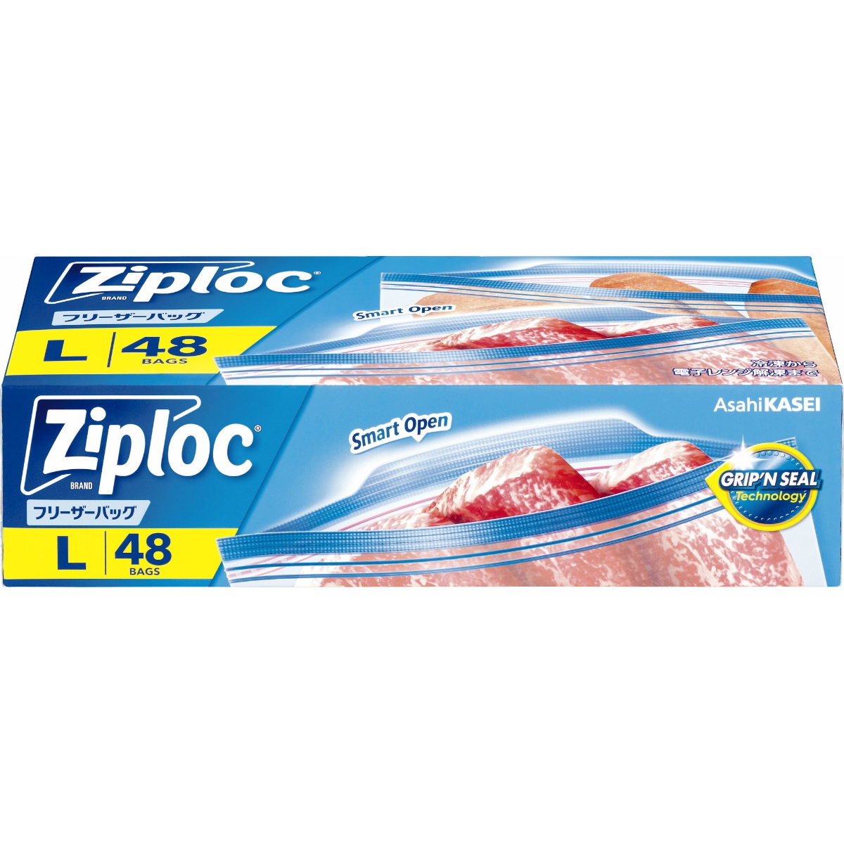 ジップロック　フリーザーバッグＬ４８枚入