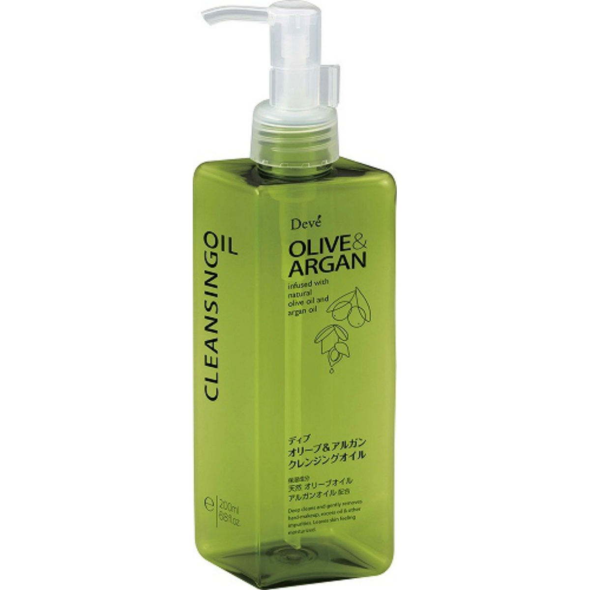 ディブ　オリーブ＆アルガン　クレンジングオイル　２００ｍＬ