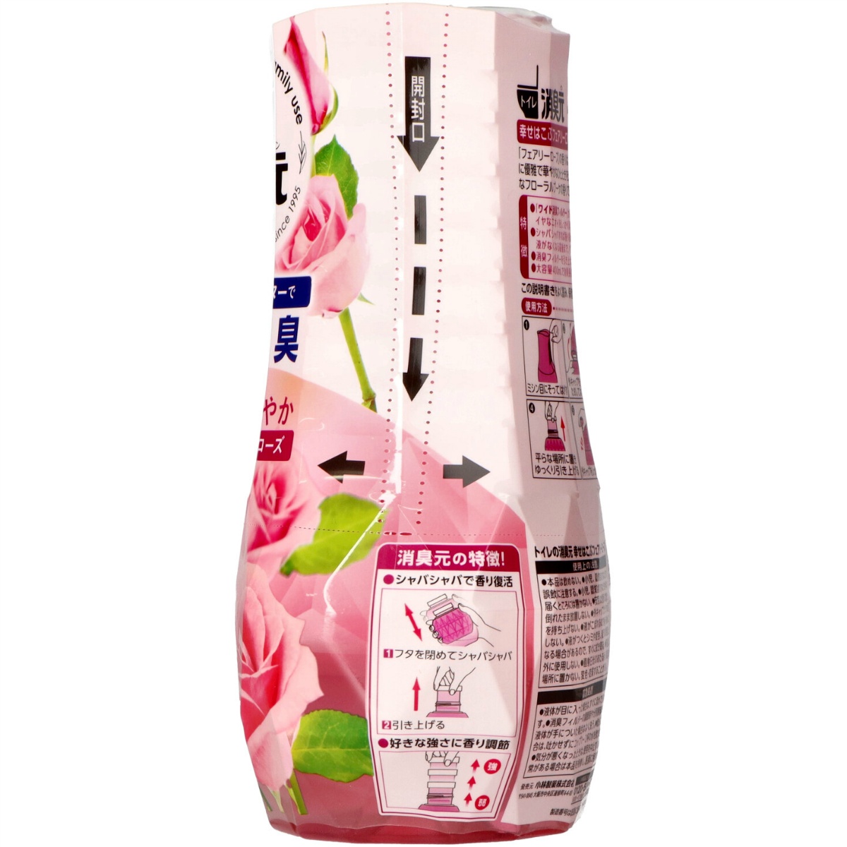 トイレの消臭元　幸せはこぶフェアリーローズ　４００ｍＬ