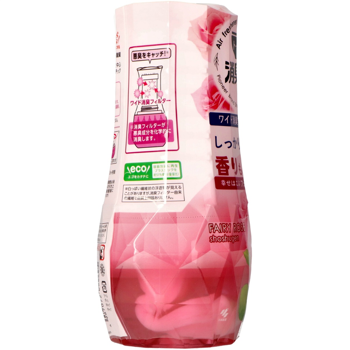 トイレの消臭元　幸せはこぶフェアリーローズ　４００ｍＬ