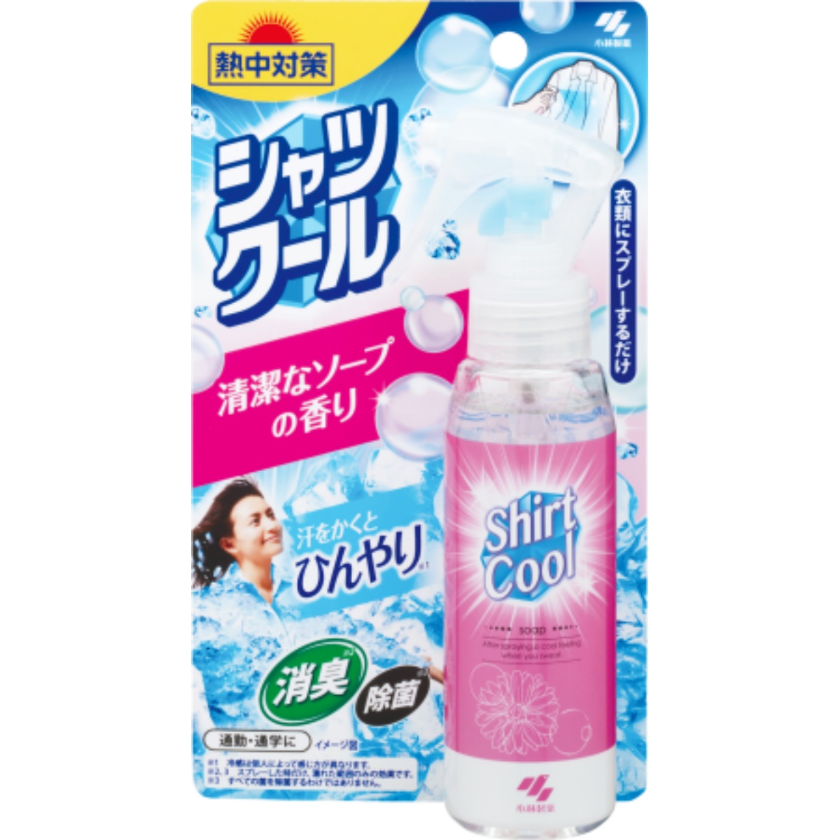 熱中対策　シャツクール　フローラルソープ　１００ｍＬ