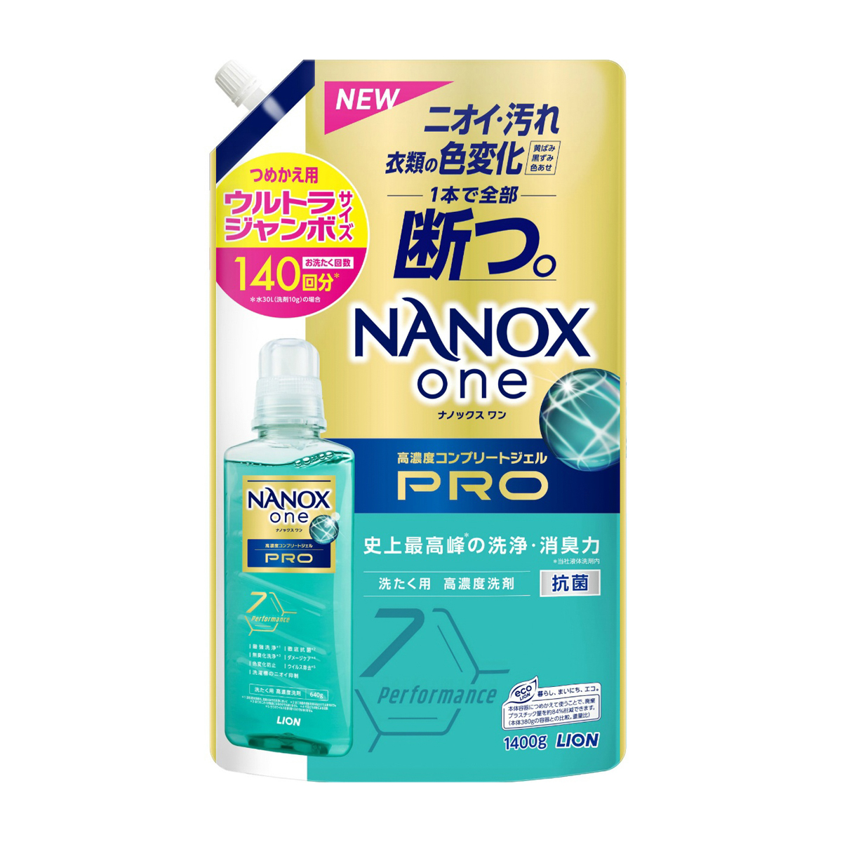 ＮＡＮＯＸ　ｏｎｅ　ＰＲＯ　つめかえ用ウルトラジャンボ　１４００ｇ