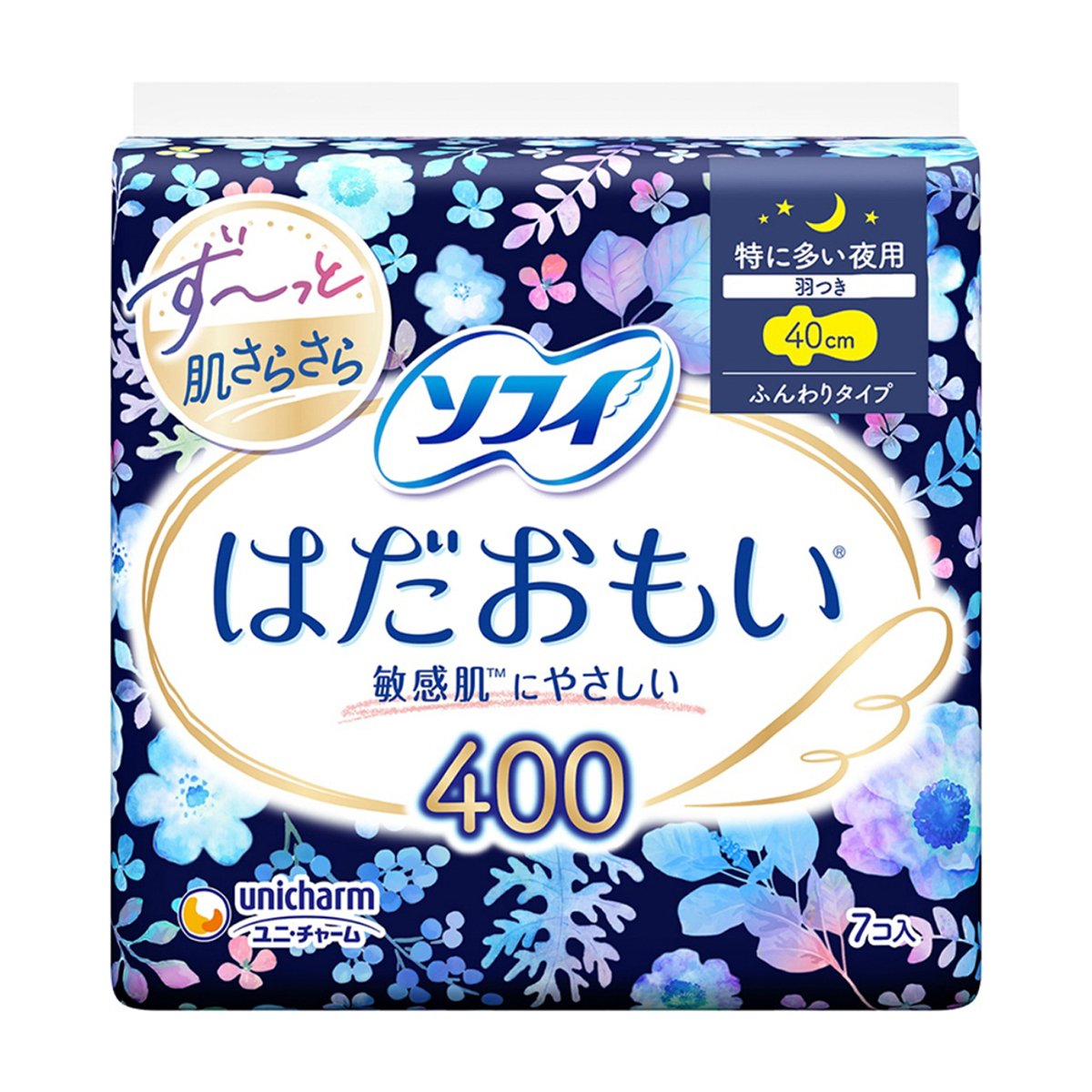 ソフィはだおもい特に多い夜用４００　７枚
