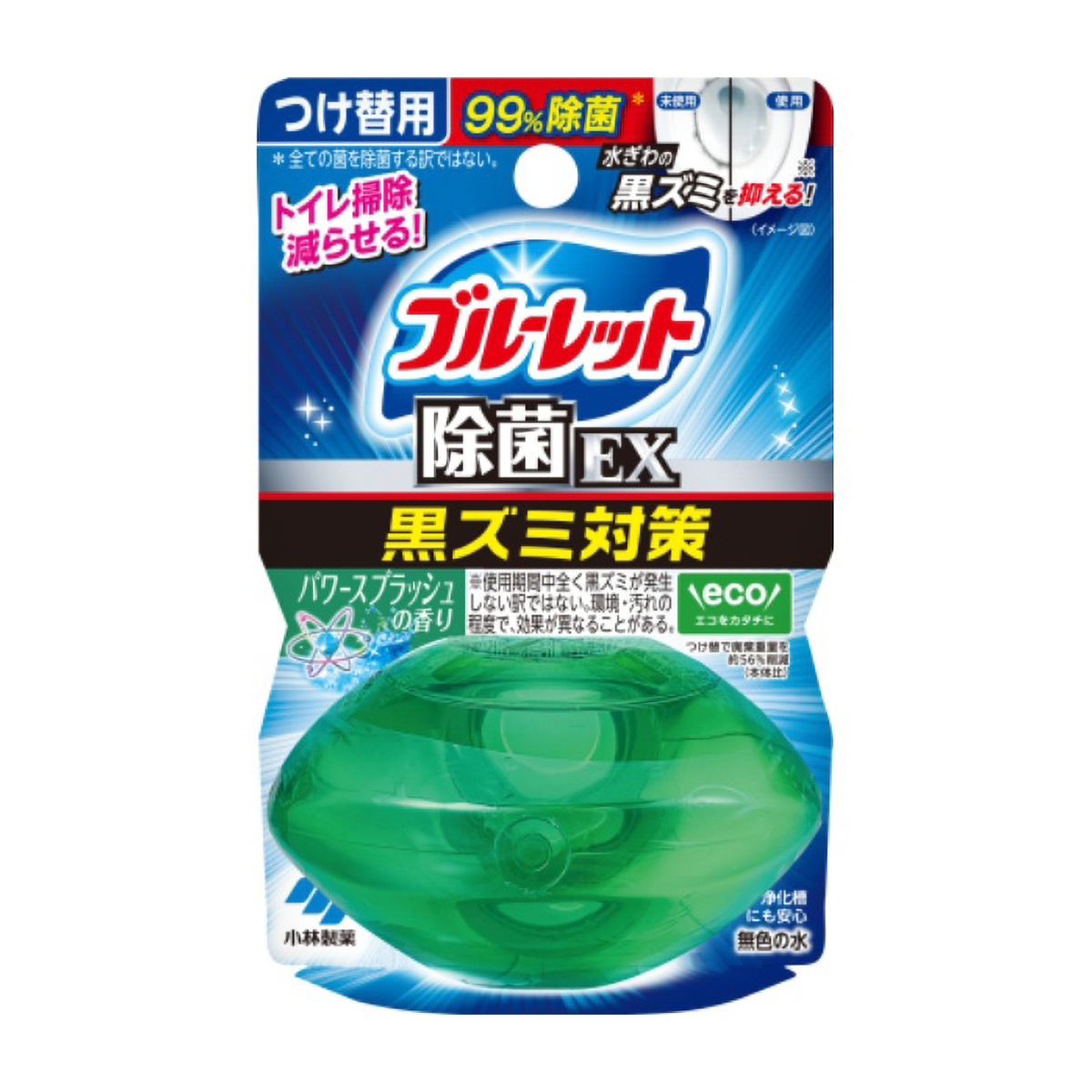 液体ブルーレット　おくだけ　除菌ＥＸ　パワースプラッシュの香り　つけ替　６７ＭＬ
