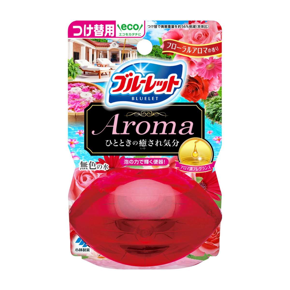 液体ブルーレット　おくだけ　アロマ　つけ替用　フローラルアロマの香り　７０ＭＬ