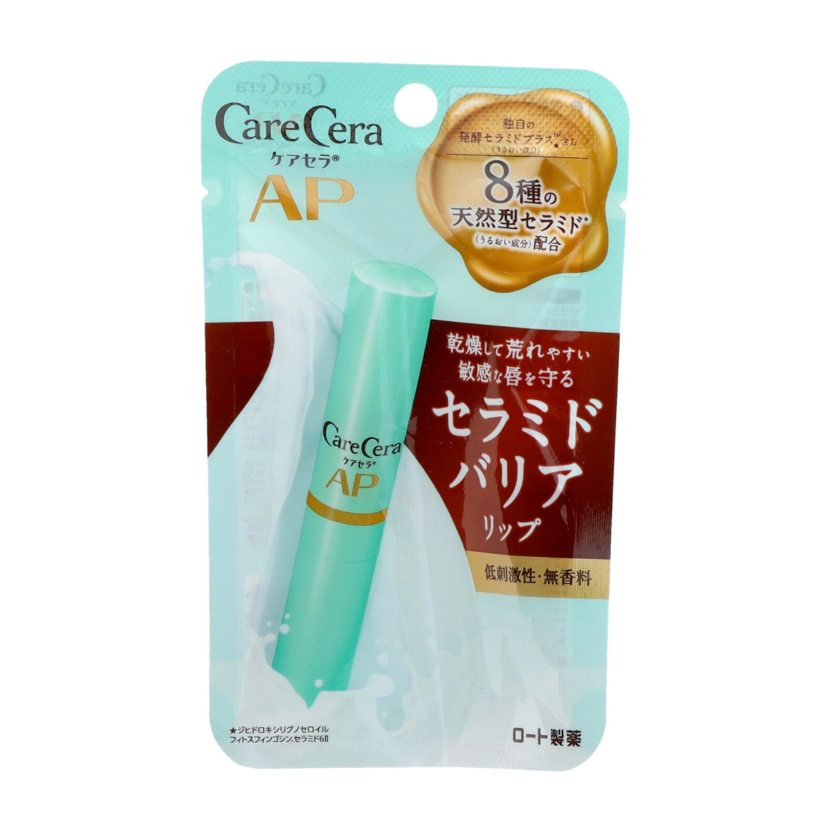 ケアセラ　モイストバリアリップクリーム　２．４ｇ