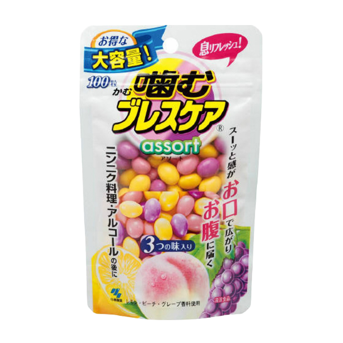 噛むブレスケア　パウチ　アソート　１００粒