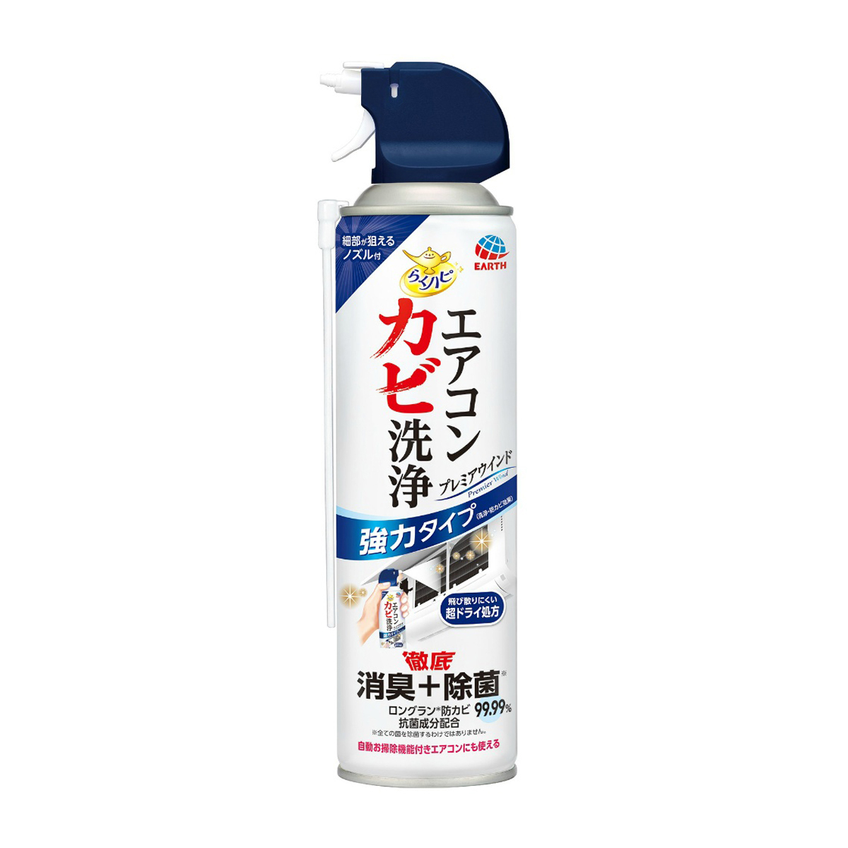 アース製薬　らくハピ　エアコンカビ洗浄　プレミアウインド　３５０ｍＬ