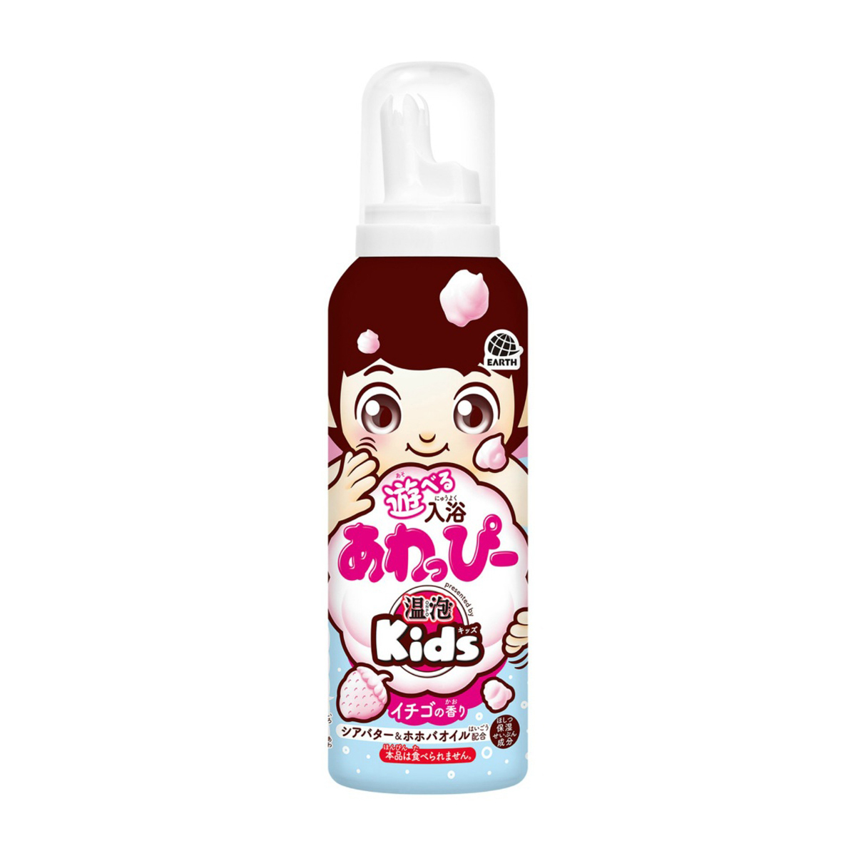 アース製薬　遊べる入浴　あわっぴー　イチゴの香り　１６０ｍＬ