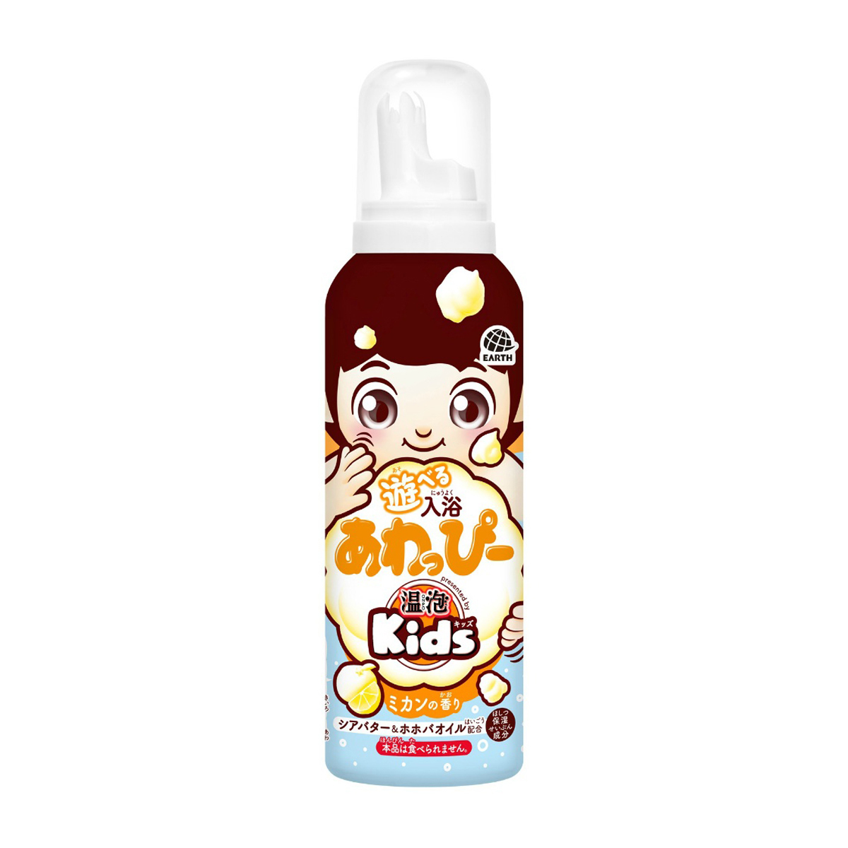 アース製薬　遊べる入浴　あわっぴー　ミカンの香り　１６０ｍＬ
